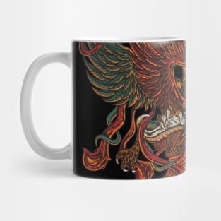 Mythical Phoenix Cross Eagle Mug